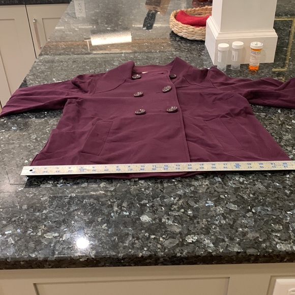 CAbi eggplant jacket/blazer - Picture 6 of 7